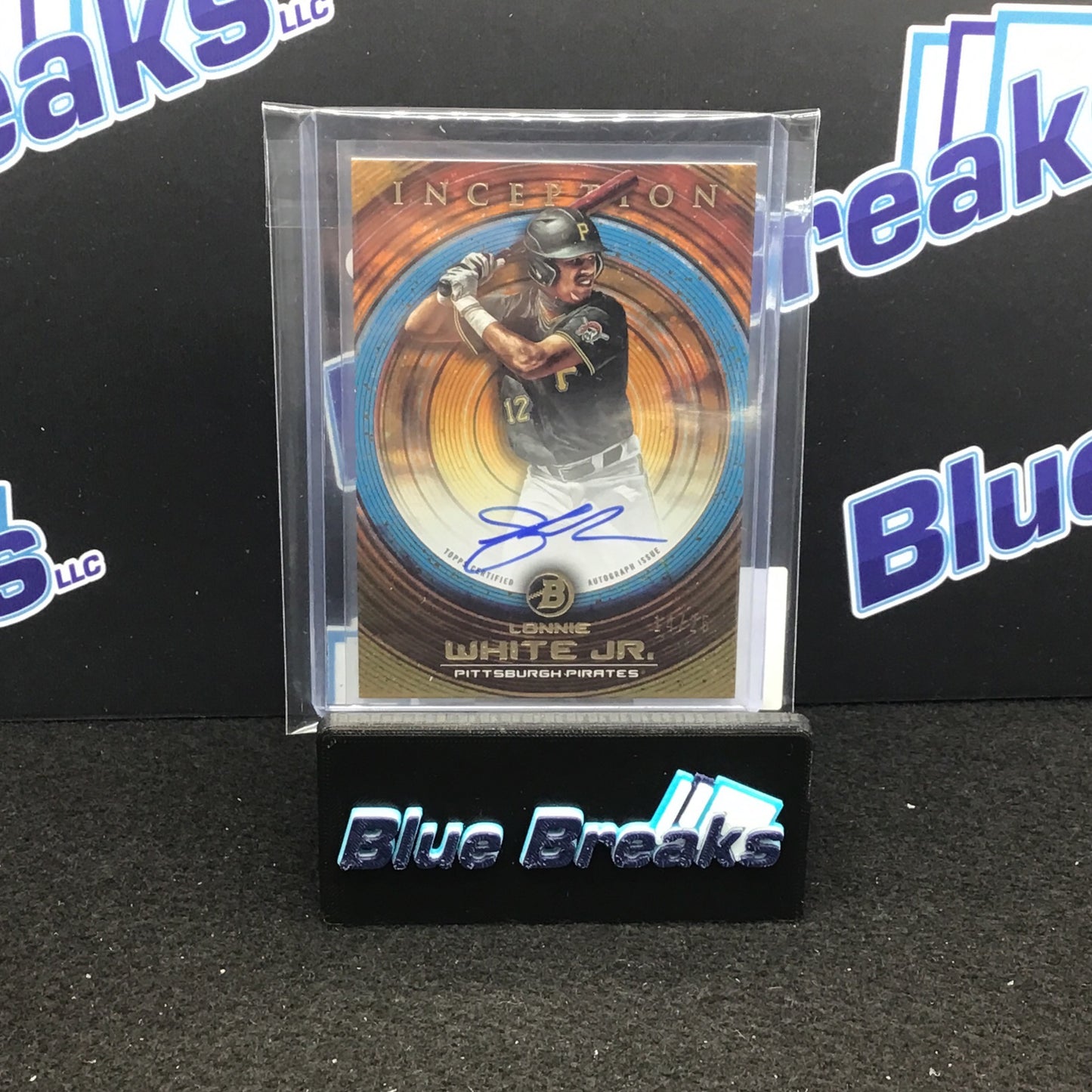 2022 Bowman Inception Lonnie White Jr auto 14/25 #PA-LW Pirates