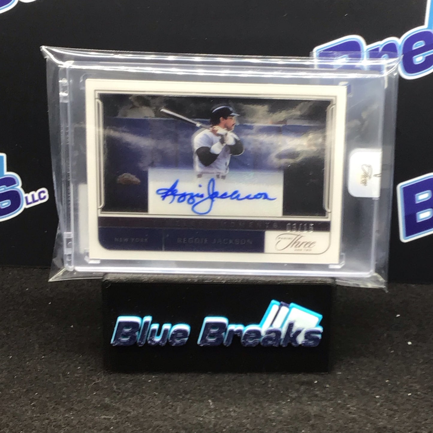 2022 Panini Three and Two Reggie Jackson auto 03/15 #TMA-RJ Yankees