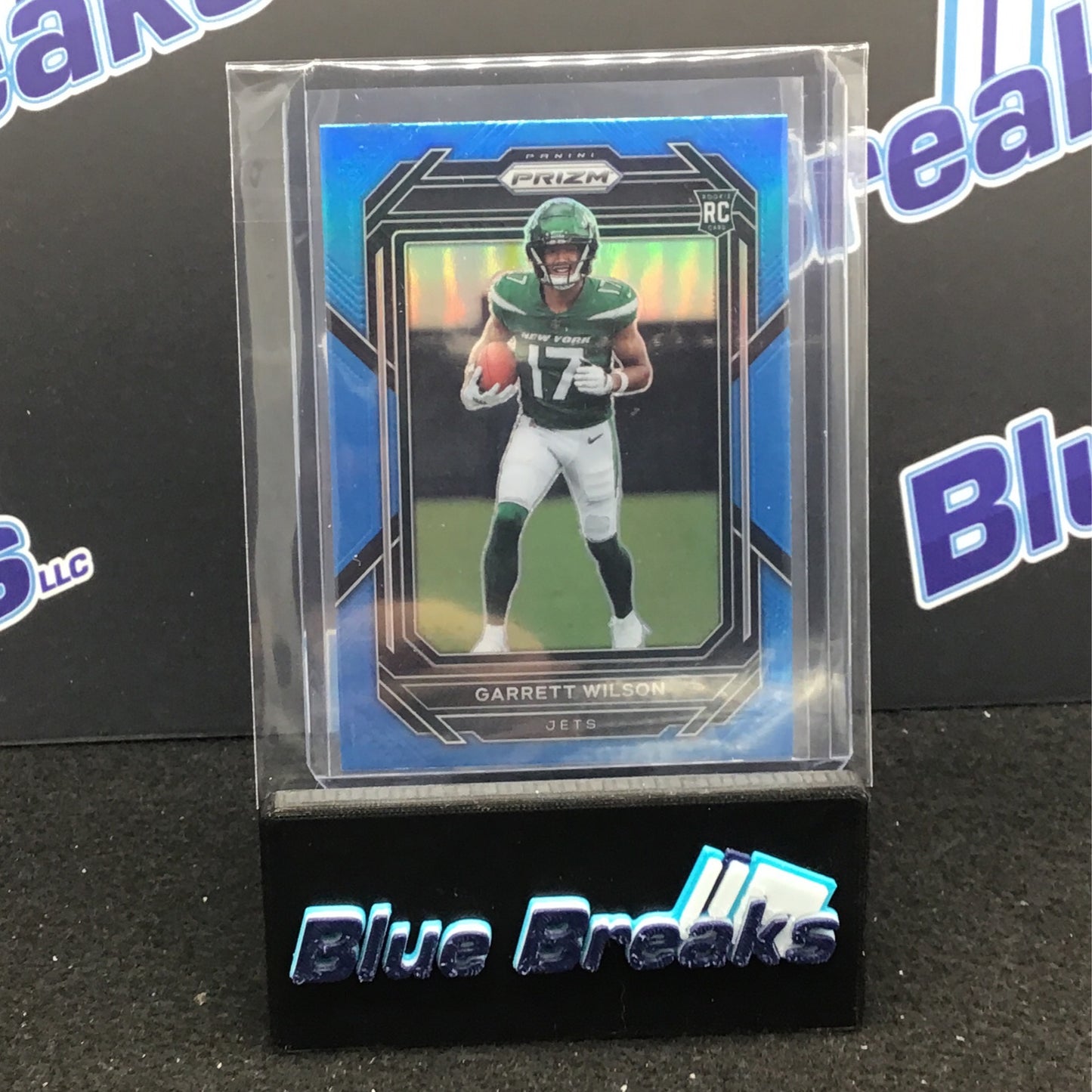 2022 Panini - Garrett Wilson - Light Blue - 309 - Prizm - New York Jets