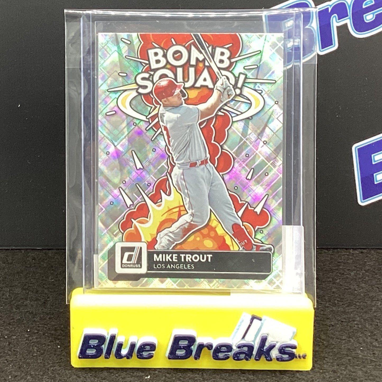 2022 Donruss Bomb Squad Diamond Mike Trout BS-8