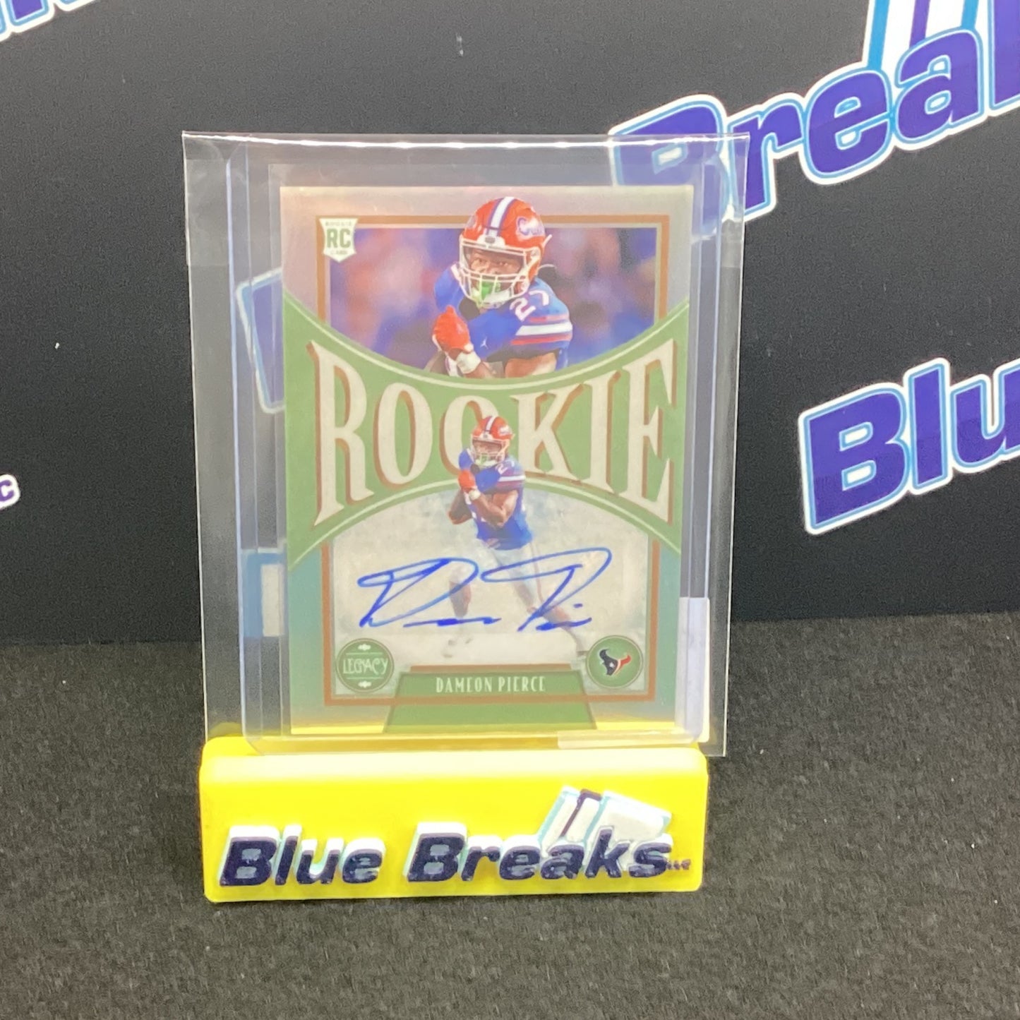 2022 Panini Legacy Silver Holo Dameon Pierce auto