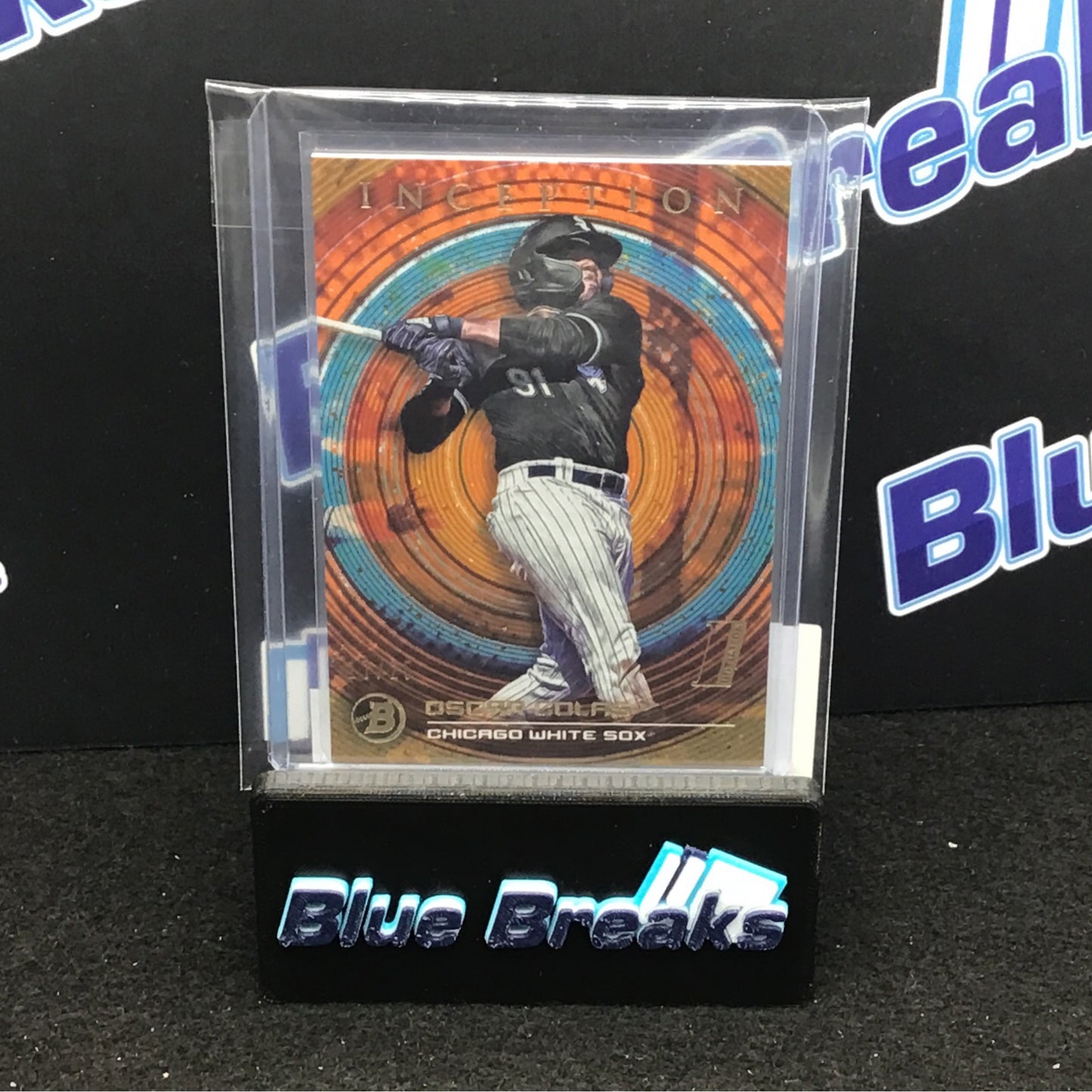 2022 Bowman Inception Orange Parallel Oscar Colas 17/25 #60 White Sox