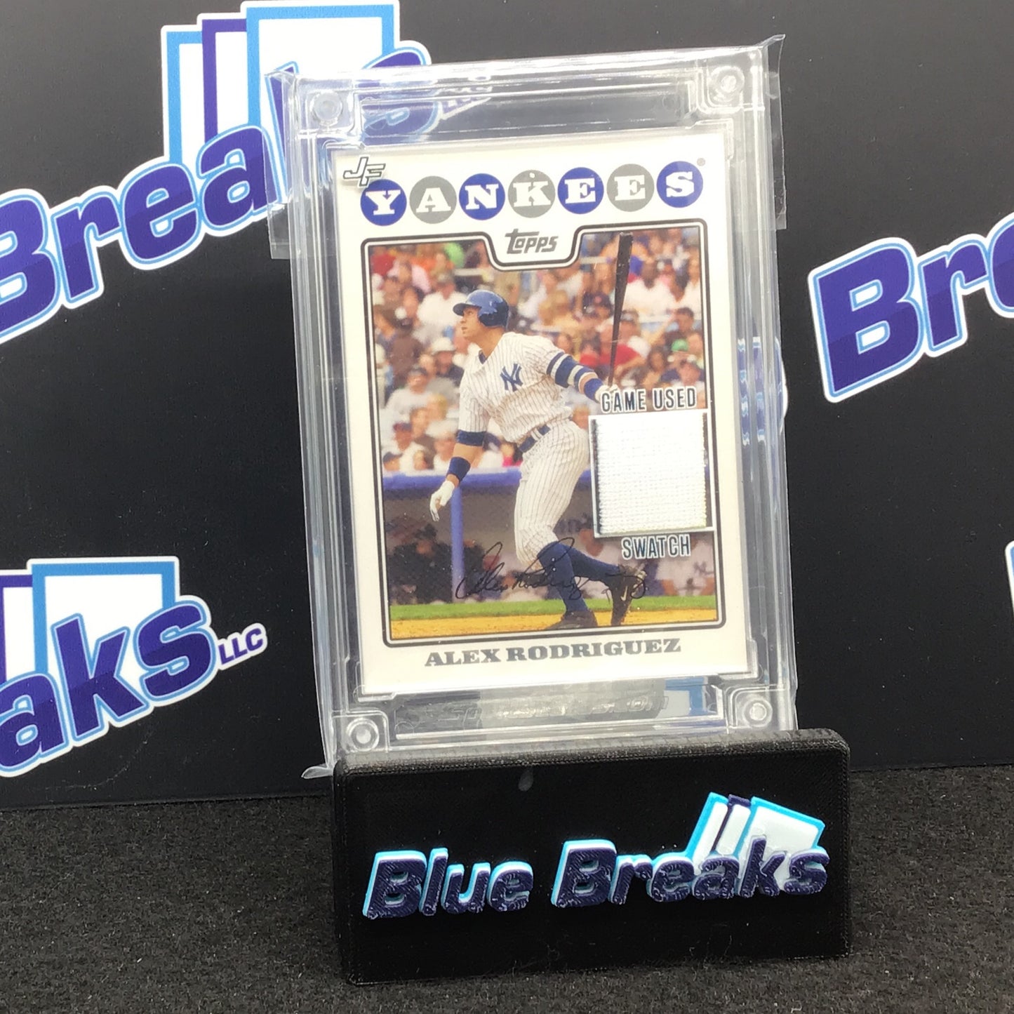 2022 Jersey Fusion - Alex Rodriguez - Game Used Swatch