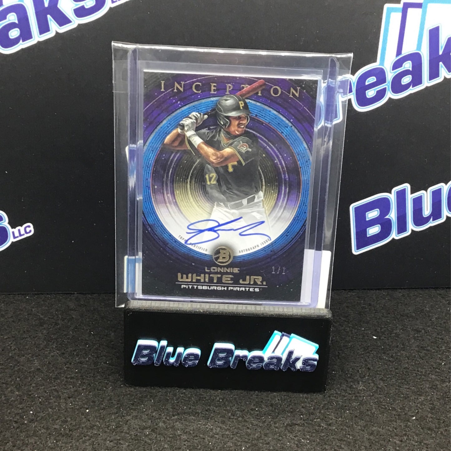 2022 Bowman Inception Lonnie White Jr auto 1/1 #PA-LW Pirates