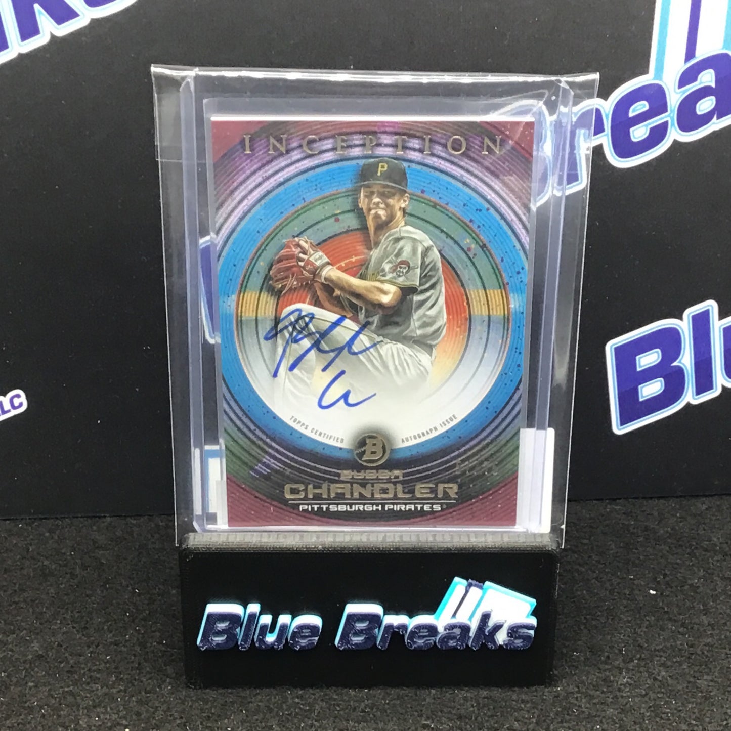 2022 Bowman Inception Bubba Chandler auto 57/75 #PA-BC Pirates