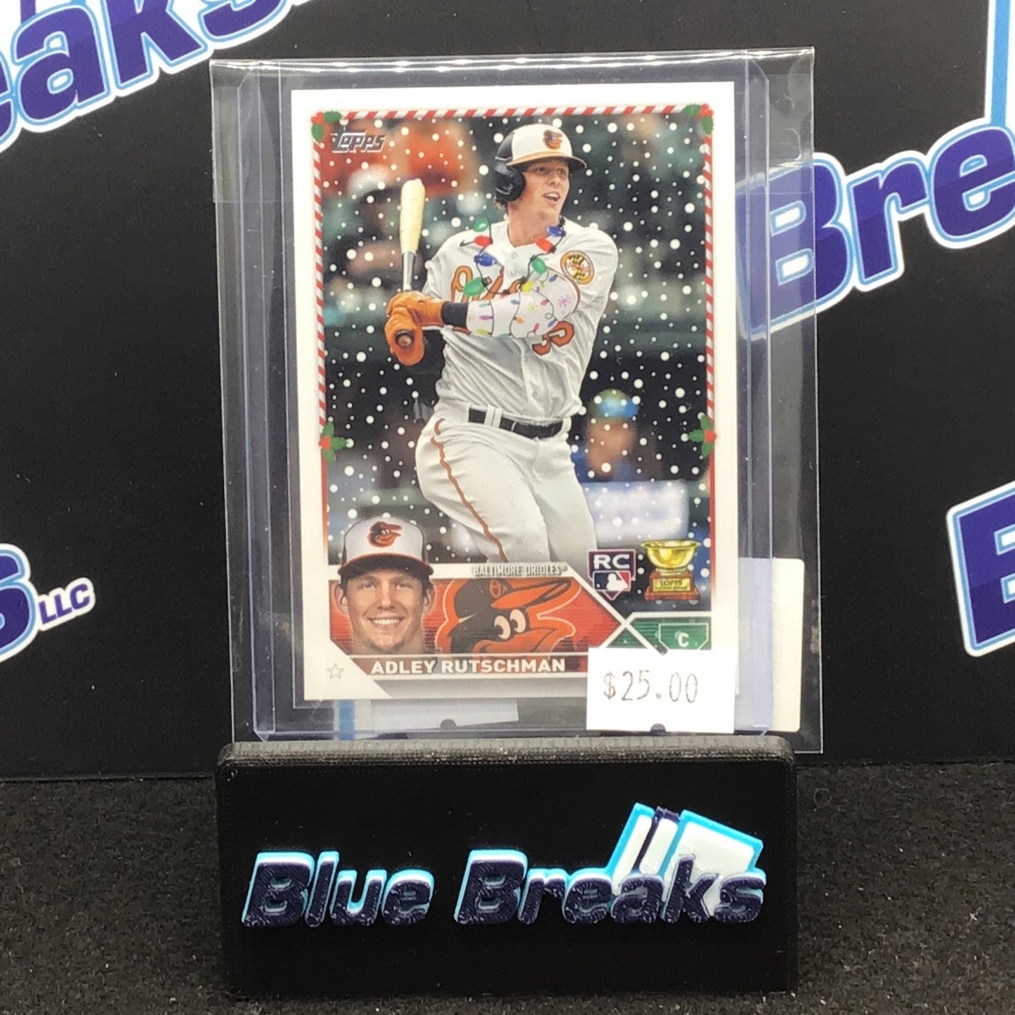 2023 Topps Holiday Adley Rutschman Christmas Lights RC #H50 Orioles