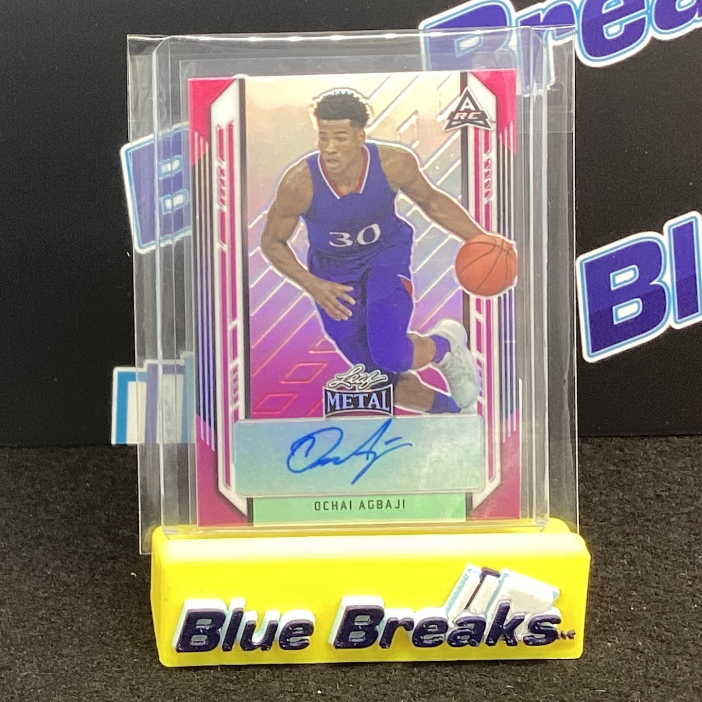 2022 Leaf Metal Draft - Ochai Agbaji 10/25