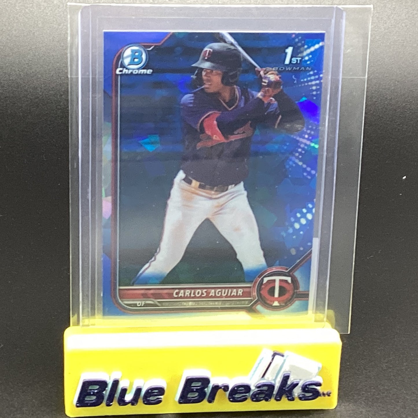 2022 Bowman Chrome 1st Sapphire Carlos Aguiar