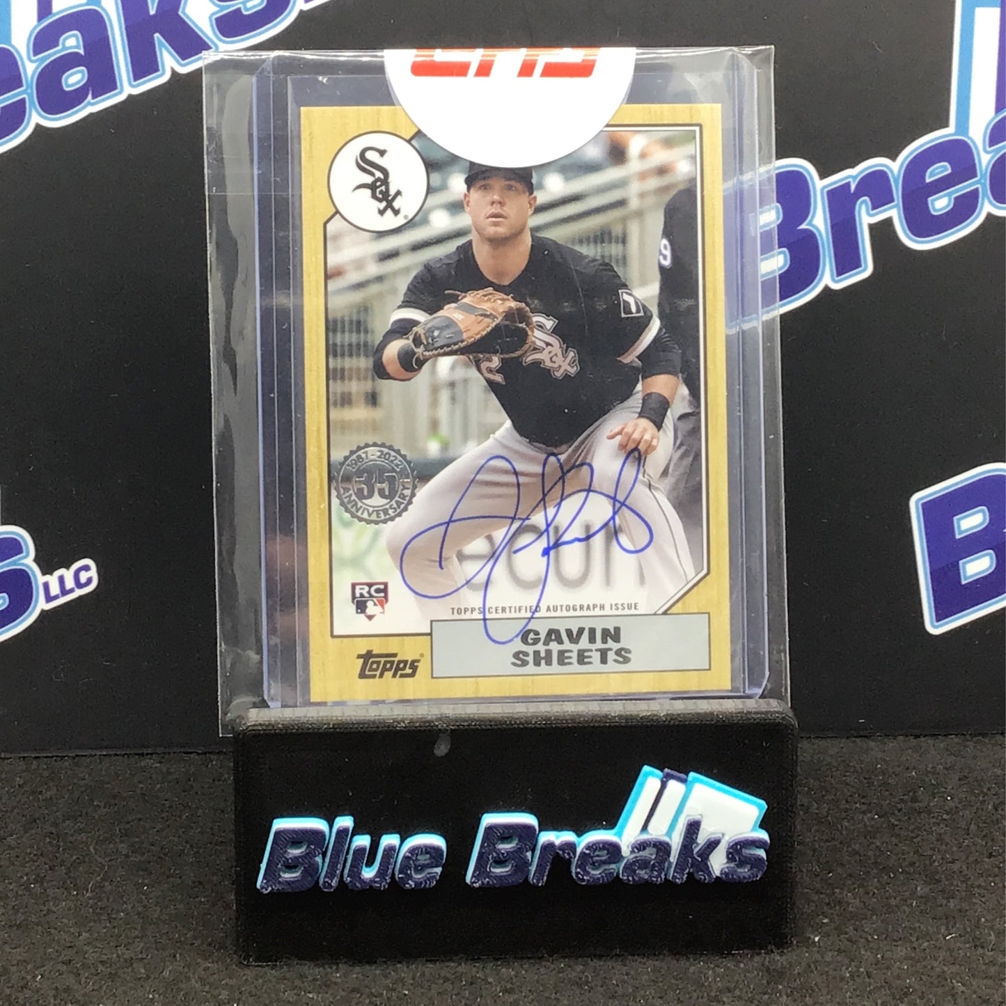 2022 Topps - 1987 Auto - Gavin Sheets - Chicago White Sox - #87BA-GSH