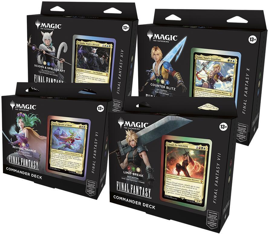 Magic the Gathering [MTG] Final Fantasy Commander Deck LIMIT BREAK - Cloud - Sealed Wax