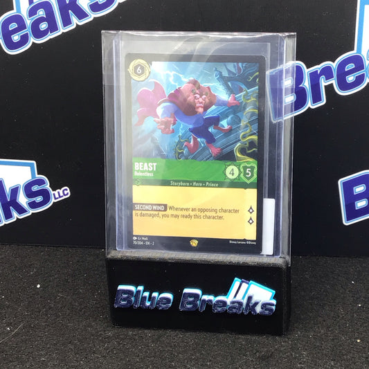 2023 Disney Lorcana Rise of the Floodborn Beast Relentless Legendary 70/204