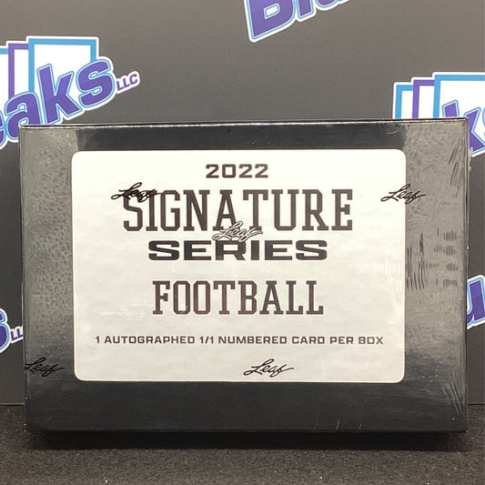 2022 Signature Series Football 1/1