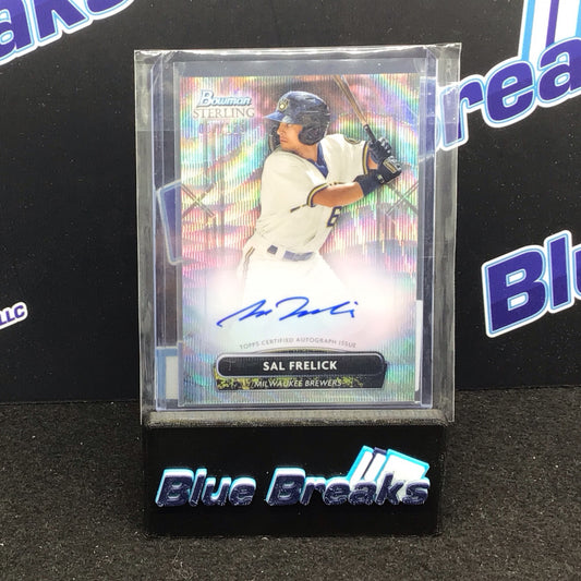 2022 Bowman Sterling Sal Frelick Wave Refractor 007/125  #PA-SF- Milwaukee Brewers