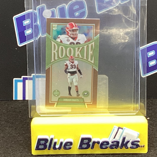 2022 Panini Legacy Rookie Mini Refractor Jordan Davis 68/75 187
