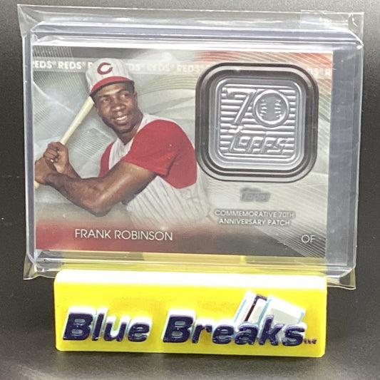 2021 Topps Series 2 70th Anniversary Patch Frank Robinson