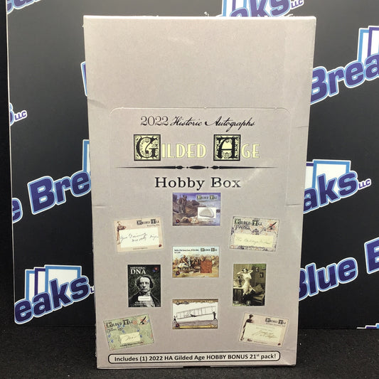 2022 Gilded Age Historic Autographs Hobby Box