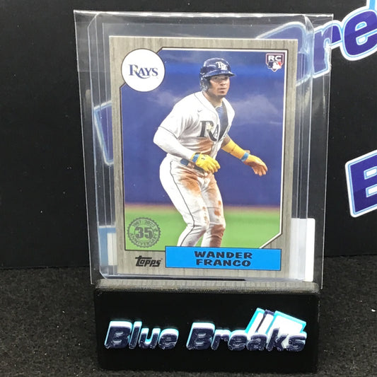 2022 Topps 35th Anniversary Wander Franco 293/299 #87TBU-48 Rays