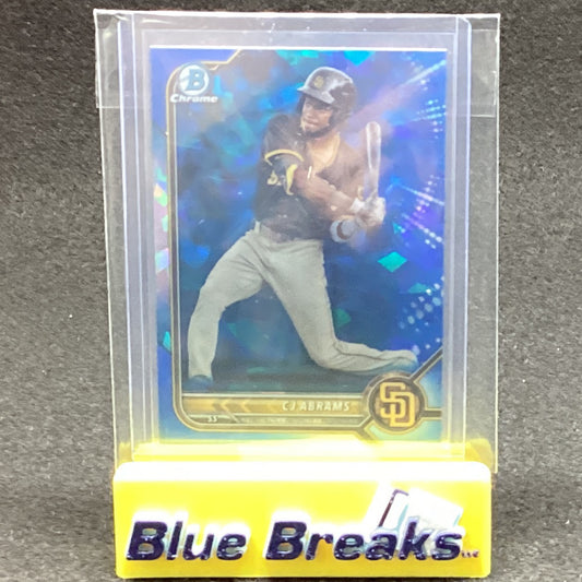 2022 Bowman Chrome Sapphire CJ Abrams BCP-9 Padres