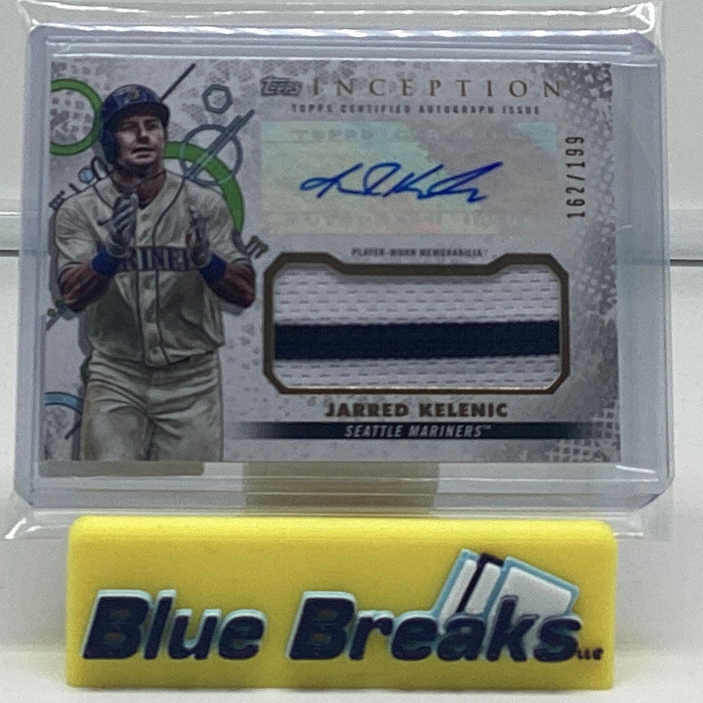 2022 Inception autograph patch Jarred Kelenic 162/199 #IAP-JKN Mariners