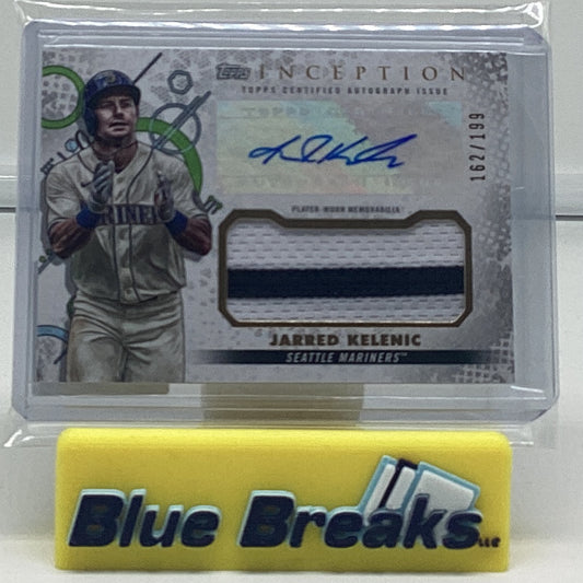 2022 Inception autograph patch Jarred Kelenic 162/199 #IAP-JKN Mariners
