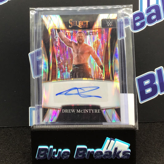 2022 Panini Select Flash Drew McIntyre auto #SN-DMI WWE
