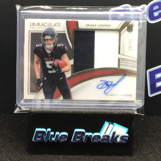 2022 Panini - Immaculate - Drake London Rookie Card - Atlanta Falcons 59/99