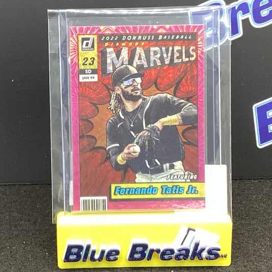 2022 Donruss Pink Fireworks Marvels Fernando Tatis Jr M-2
