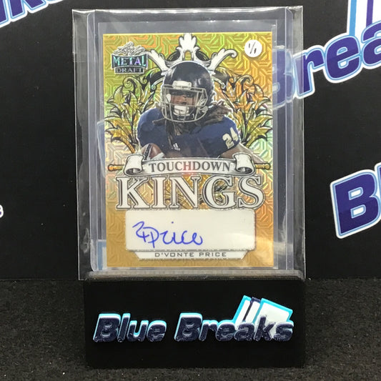2022 Leaf Metal Draft - Gold - D'Vonte Price - 1/1