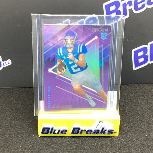 2022 Panini Chronicles Recon Draft Picks Matt Corral 9