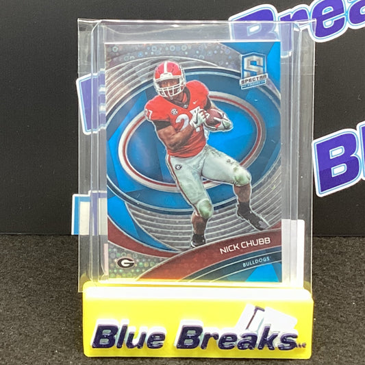 2022 Panini Chronicles Spectra Draft Picks Disco Nick Chubb 74/99 96
