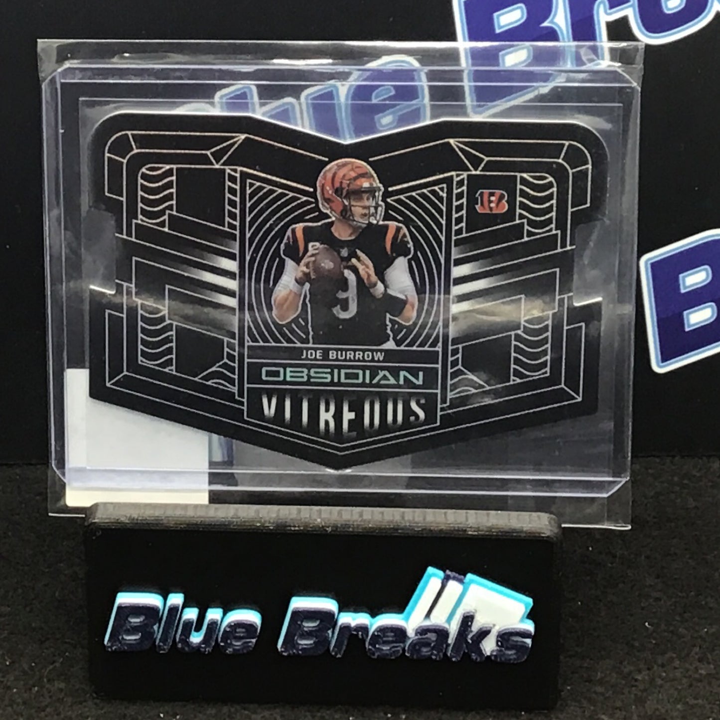 2022 Panini Obsidian Vitreoos Joe Burrow 24/99 #VTS-JBU Bengals