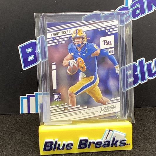 2022 Panini Chronicles Prestige Draft Picks Kenny Pickett 8 - Pittsburgh Steelers