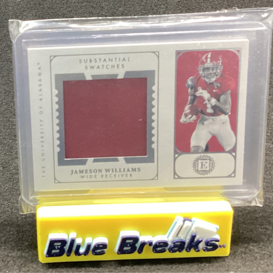 2022 Panini Chronicles - Jameson Williams Substantial Swatches
