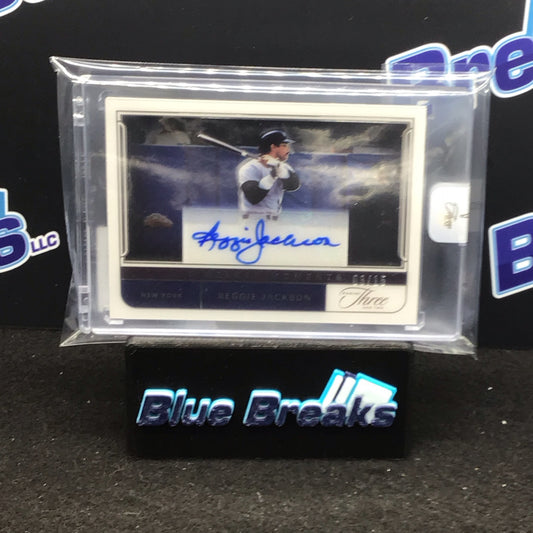 2022 Panini Three and Two Reggie Jackson auto 03/15 #TMA-RJ Yankees