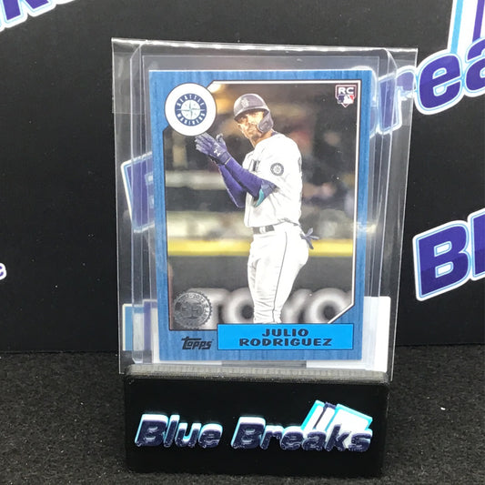 2022 Topps 35th Anniversary Blue Julio Rodriguez #87TBU-44 Mariners