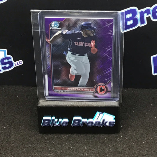 2022 Bowman Chrome Purple Mojo Jhonskensy Noel 149/250 #BCP-226 Guardians
