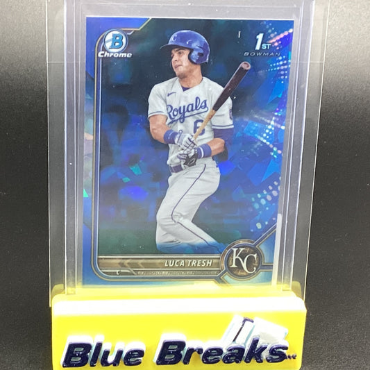 2022 Bowman Chrome 1st Sapphire Luca Tresh