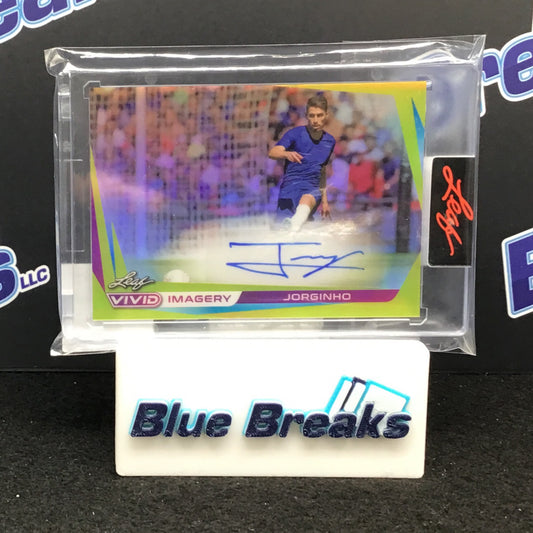 2022 Leaf Vivid Imagery Yellow Jorginho 01/10 Arsenal