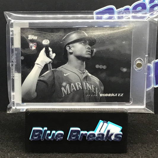 2022 Topps Black & White Julio Rodriguez #95 Mariners