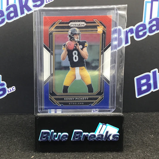 2022 Panini - Prizm - Kenny Pickett - #301 - Red / White / Blue - Pittsburgh Steelers