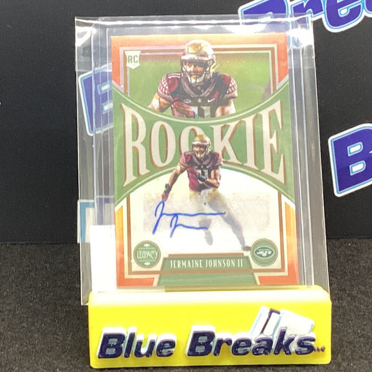 2022 Panini Legacy Orange Rookie Jermaine Jones II auto 138/149