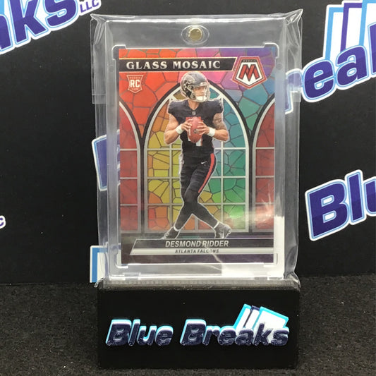 2022 Panini Mosaic Glass Mosaic Desmond Ridder RC #GM-22 Falcons