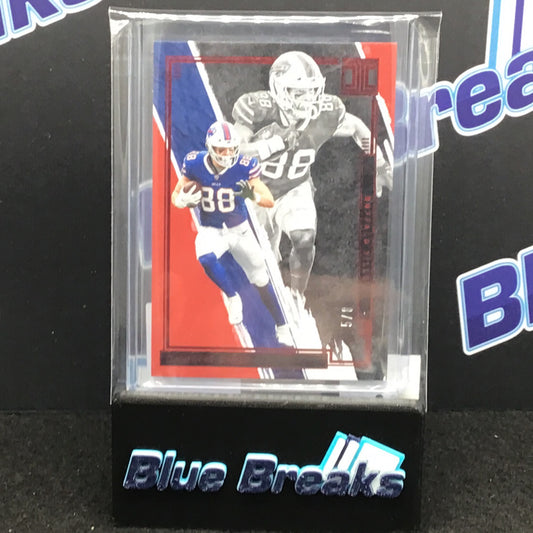 2022 Panini Impeccable Dawson Knox 5/8 #13 Bills