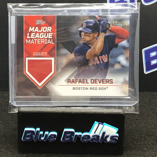 2022 Topps - Rafael Devers - Major League Material - 152/199 - Boston Red Sox