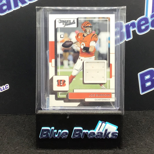 2022 Panini Donruss Joe Burrow Threads #TH-10 Bengals