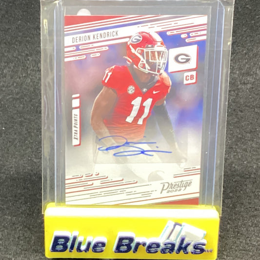 2022 Panini Chronicles - Derion Kendrick Xtra Points Auto