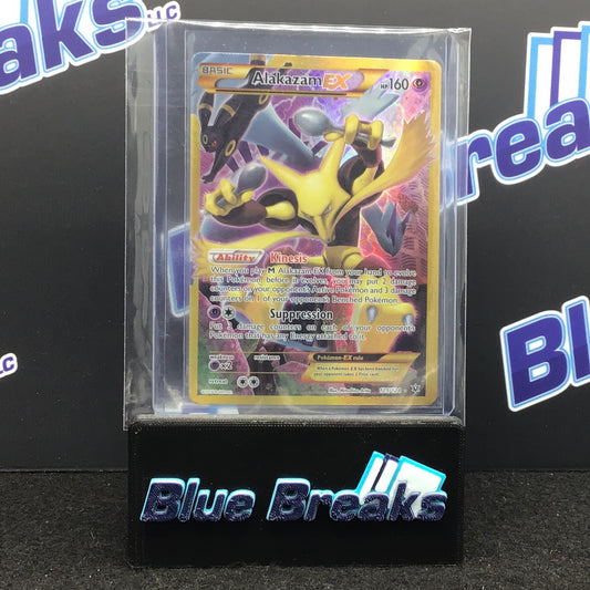 Pokémon Fates collide gold border - Alakzam EX full art