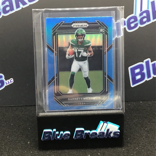 2022 Panini - Garrett Wilson - Light Blue - 309 - Prizm - New York Jets