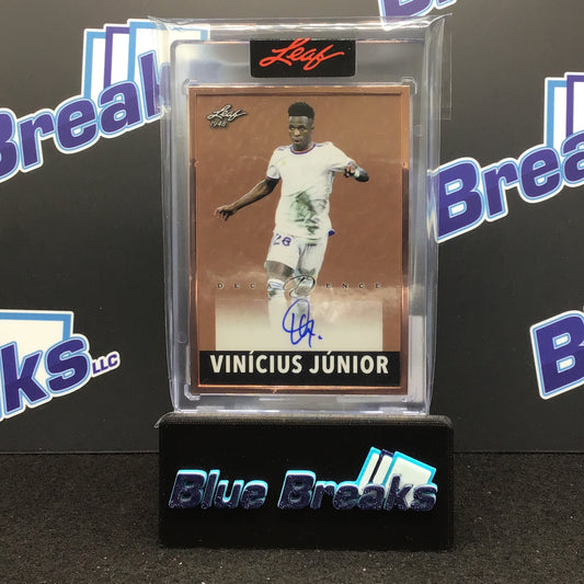 2022 Leaf Decadence Bronze Vinicius Junior auto 01/10 #48L-VJ1