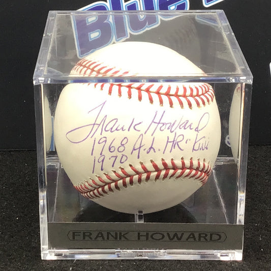 Frank Howard autographed baseball